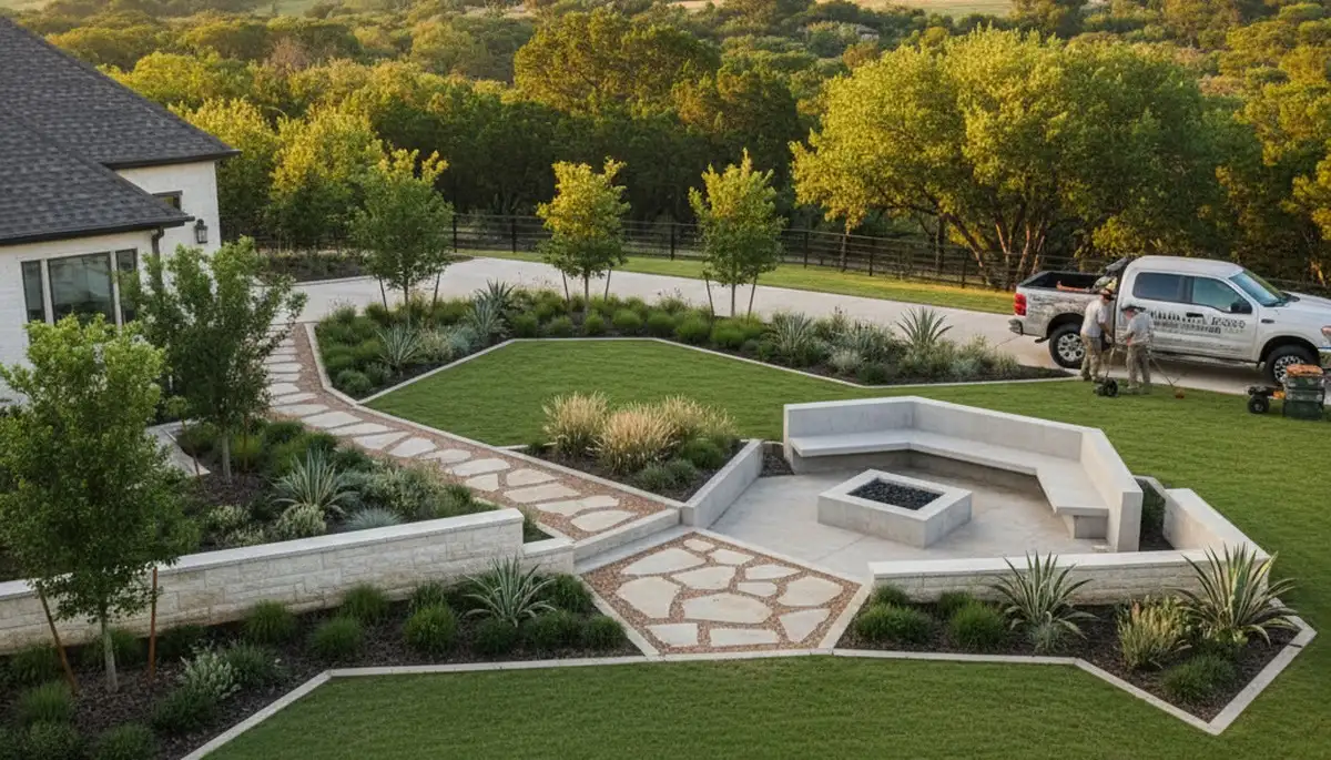 Landscaping service in Austin, TX for residential and commercial outdoor maintenance
