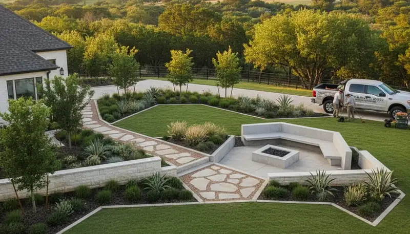 Landscaping service in Austin, TX for residential and commercial outdoor maintenance