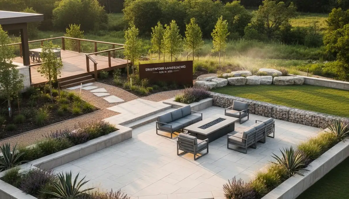 Landscaping team serving Austin, TX with professional yard maintenance and landscape design services