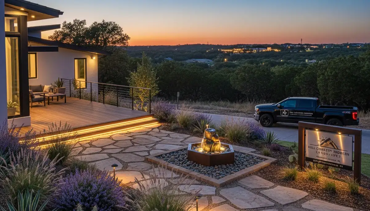 Landscaping team serving Austin, TX with professional yard care and outdoor maintenance