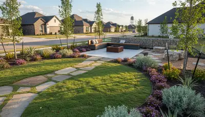 Landscaping service in Austin, TX for residential yard maintenance and landscape care