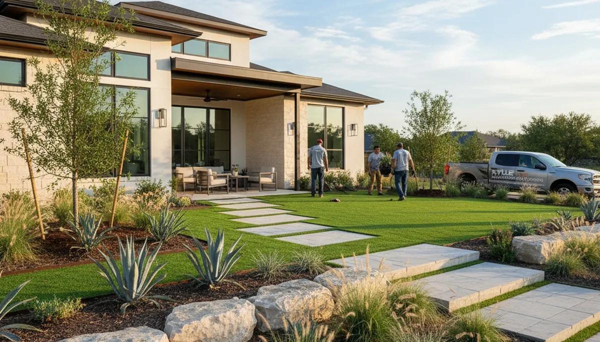 Landscaping service in Austin, TX for residential lawn care and yard maintenance