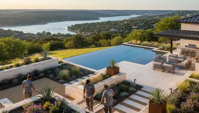 Austin, TX landscaping service for residential and commercial yard maintenance