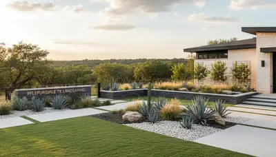 Landscaping team in Austin, TX providing professional yard maintenance and outdoor property care